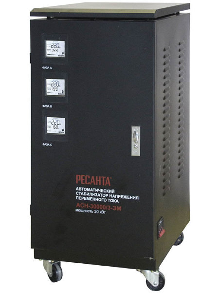 Стабилизатор Ресанта АСН-30000/3-ЭМ
